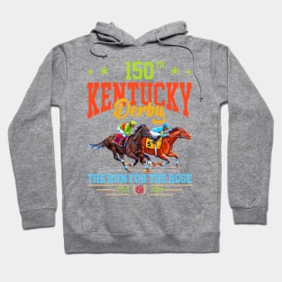 Licensed Kentucky Derby 150th 2024 Run Gift For Men Women Hoodie